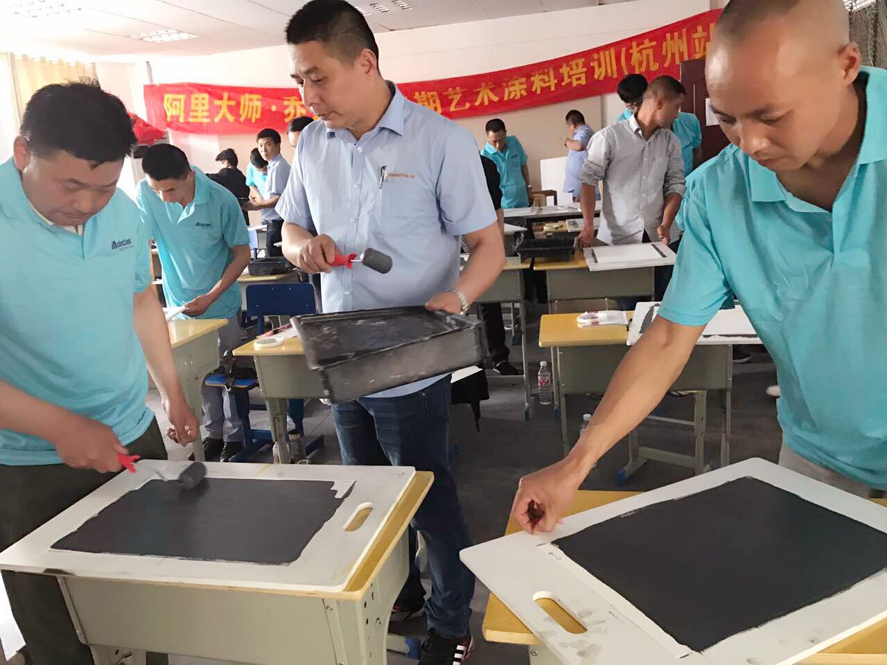 GIOVANNI喬瓦尼藝術涂料六期藝術涂裝培訓——杭州站拉開帷幕