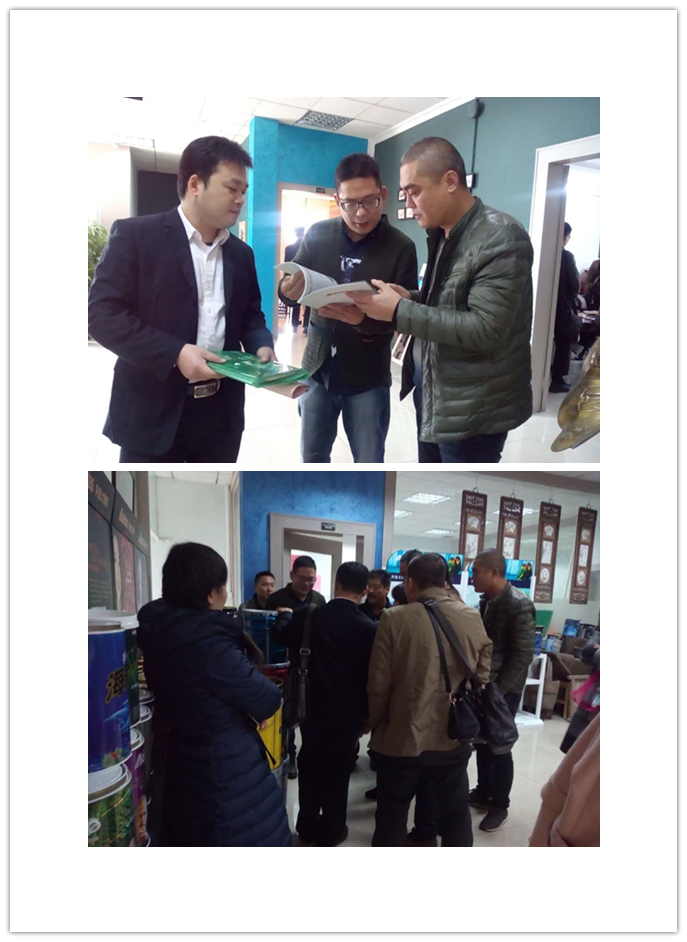 項總向客戶介紹阿里大師漆