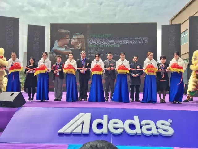 阿里大師新材料有限公司剪彩環節